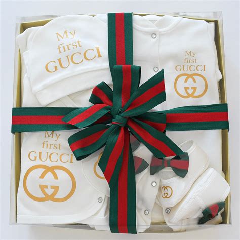 gucci infant set|newborn baby wearing Gucci.